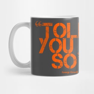 ORWELL (orange) Mug